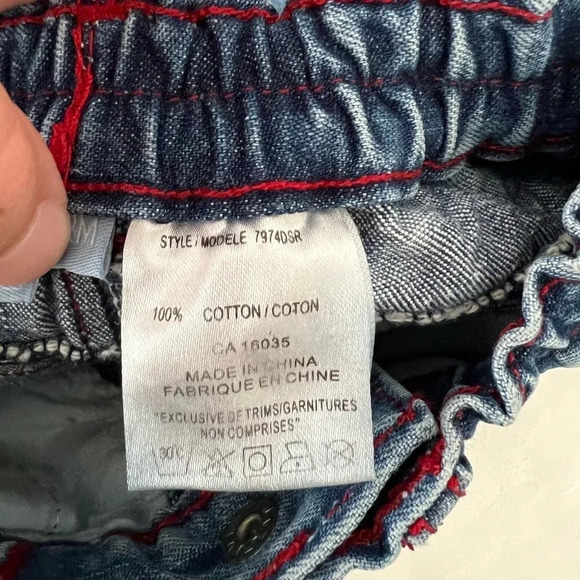 Walt Disney Mickey Mouse Denim Jeans Soccer Sports Theme | Size 12M - Picture 6 of 6